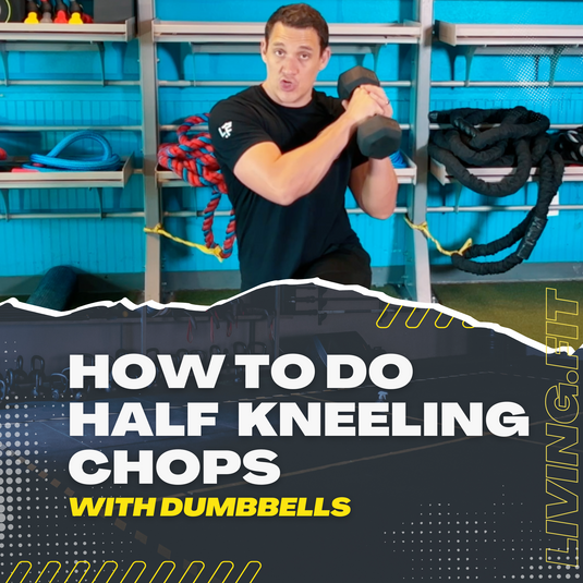 Improve Core Strength With Dumbbell Half Kneeling Chops