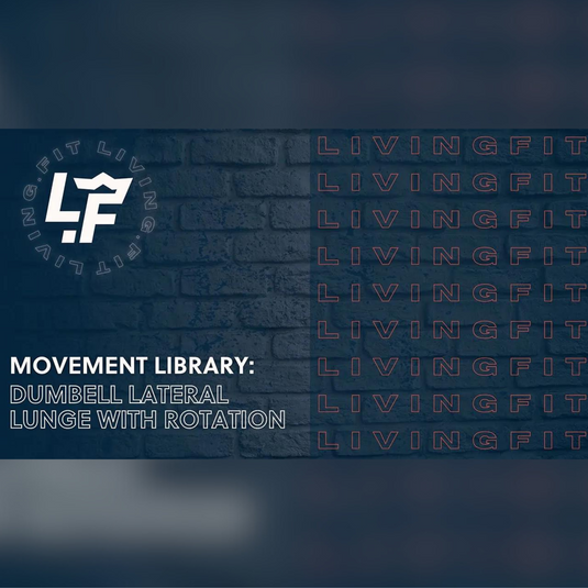 Dumbbell Lateral Lunge with Rotation