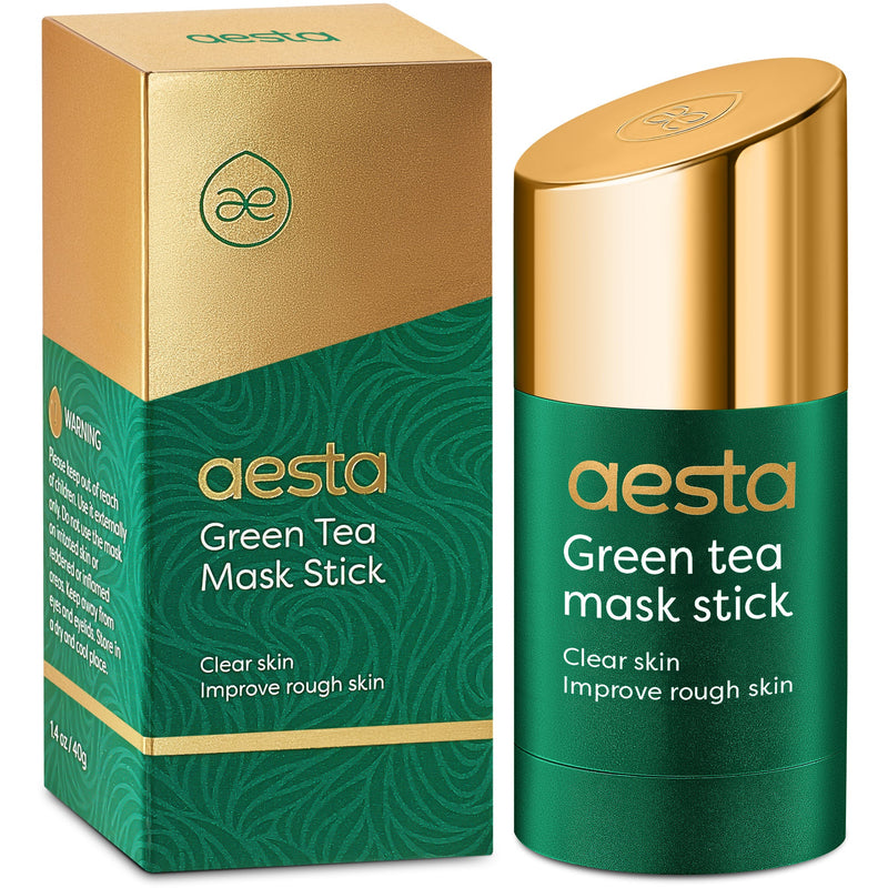 Load image into Gallery viewer, Reathlete - Aesta Green Tea Mask Stick, Gradual Blackhead Remover, Natural Pore-Cleaning, Detoxifying, Nourishing Face Mask: Skin Care Made Simple and Mess-Free | Mask Stick to Last 4 Months | Fits All Skin Types
