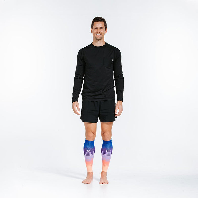 Load image into Gallery viewer, Pro Compression - Calf Sleeves, Florida Skies