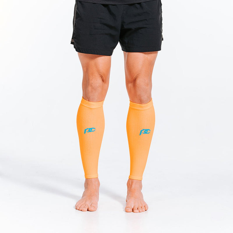 Load image into Gallery viewer, Pro Compression - Calf Sleeves, neon orange