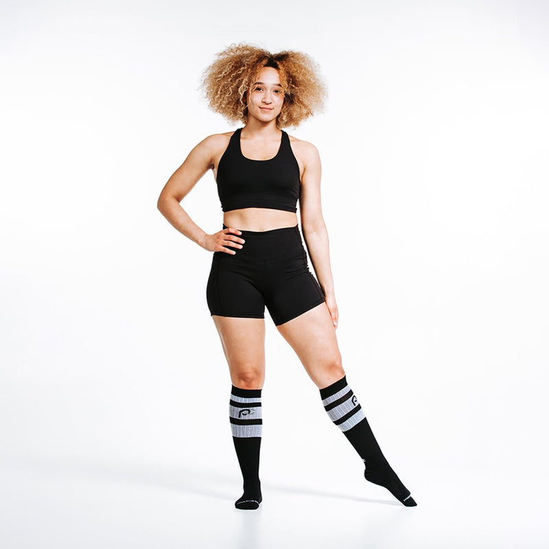Load image into Gallery viewer, Pro Compression - Marathon, Black Classic Stripe