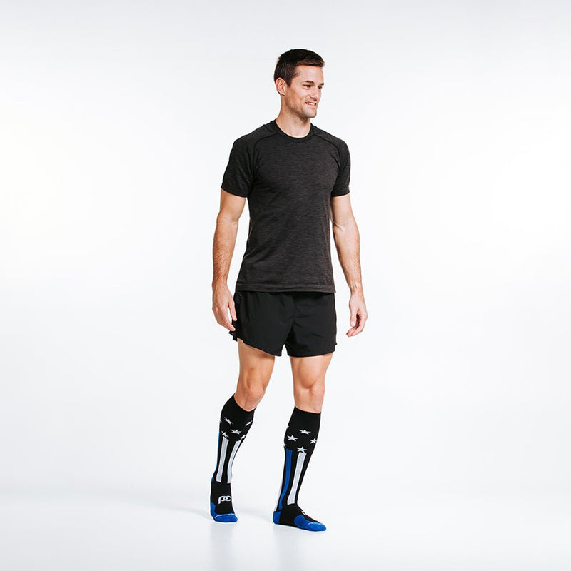 Load image into Gallery viewer, Pro Compression - Marathon, First Responder Blue