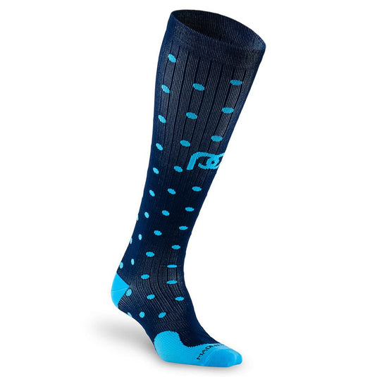 Pro Compression - Marathon, navy dots