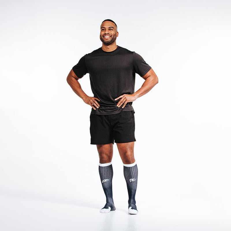 Load image into Gallery viewer, Pro Compression - Marathon, Navy over White