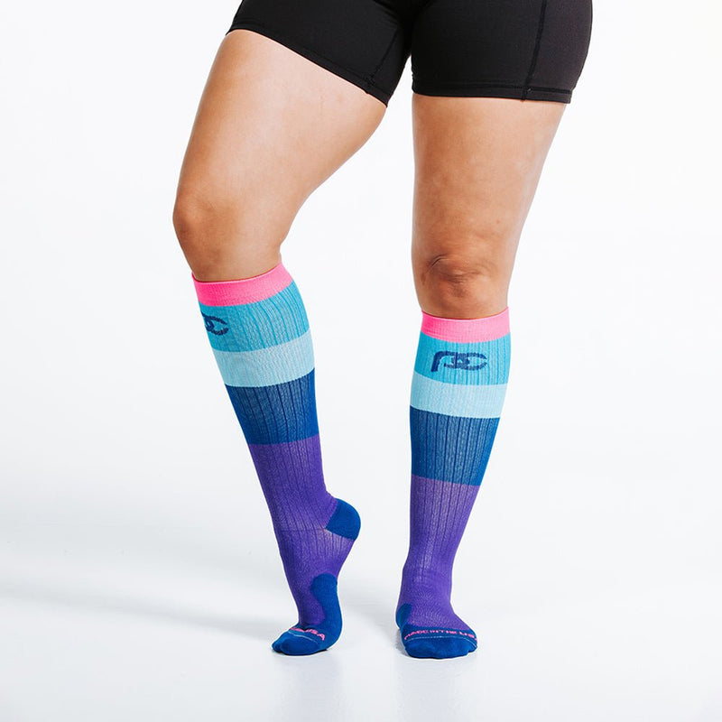 Load image into Gallery viewer, Pro Compression - Marathon, Neon and Blue Band