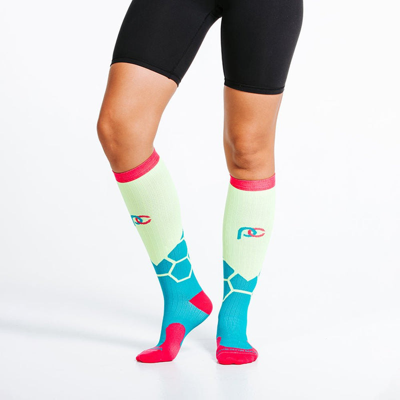 Load image into Gallery viewer, Pro Compression - Marathon, Teal Boom!