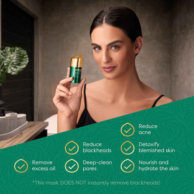 Load image into Gallery viewer, Reathlete - Aesta Green Tea Mask Stick, Gradual Blackhead Remover, Natural Pore-Cleaning, Detoxifying, Nourishing Face Mask: Skin Care Made Simple and Mess-Free | Mask Stick to Last 4 Months | Fits All Skin Types