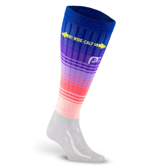 Pro Compression - Calf Sleeves, Florida Skies (Wide-Calf)