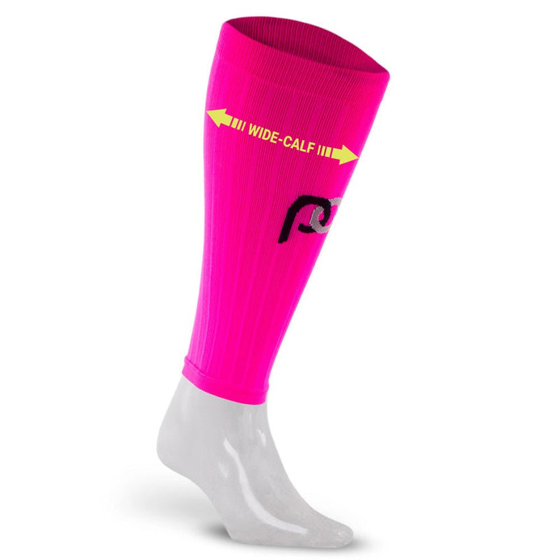 Load image into Gallery viewer, Pro Compression - Calf Sleeves, Pink (Wide-Calf)