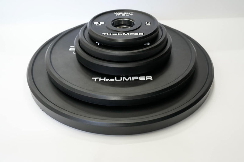 Load image into Gallery viewer, Weight It Out - 'Thumper' Thin Bumper Weight Plate Sets