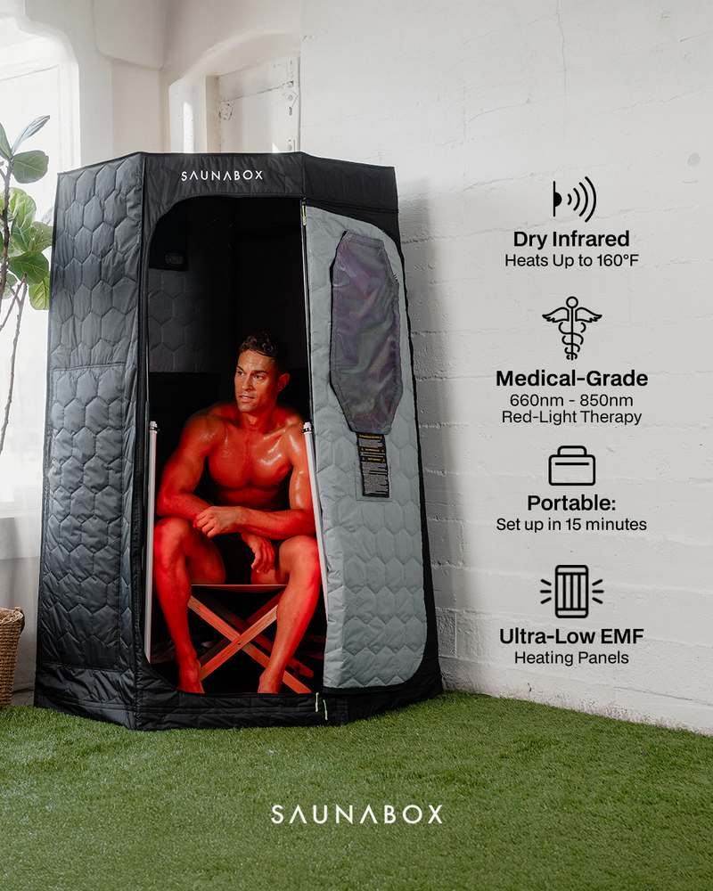 Load image into Gallery viewer, Saunabox - Pulse PRO: Infrared Sauna with Red-Light Therapy