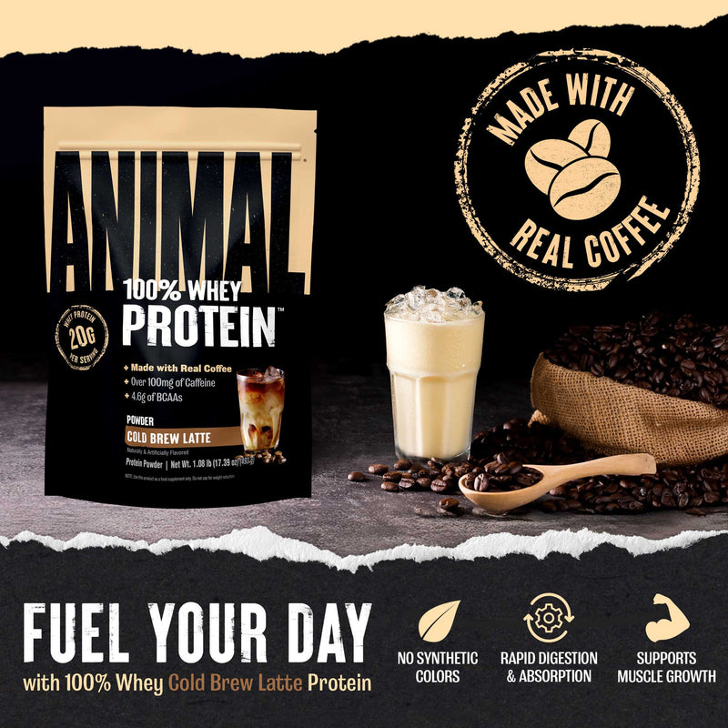 Load image into Gallery viewer, Animal 100% Whey Cold Brew Latte science