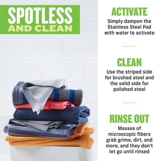 E-Cloth Inc - Stainless Steel Cleaning Kit