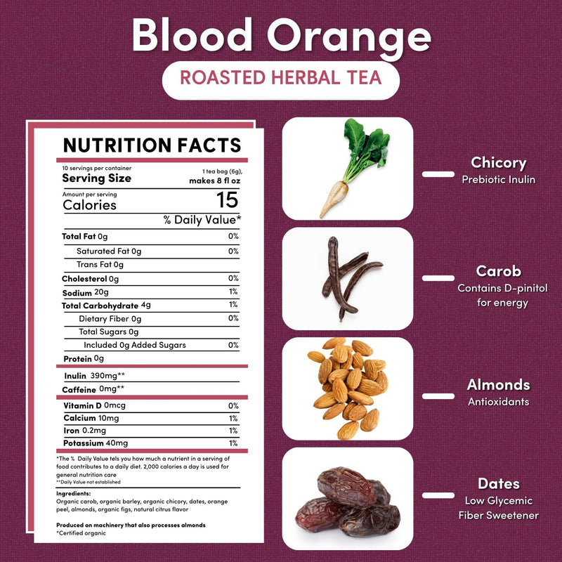 Load image into Gallery viewer, Teeccino - Blood Orange Roasted Herbal Tea