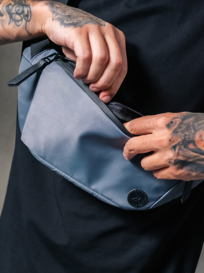 Load image into Gallery viewer, Runner's Athletics - GOTO Gray Crossbody Bag