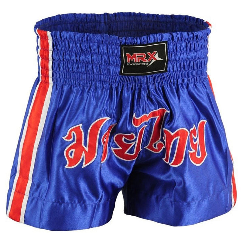 Load image into Gallery viewer, MRX - Mens Boxing Shorts Fighting Shorts Blue-red-white -1302
