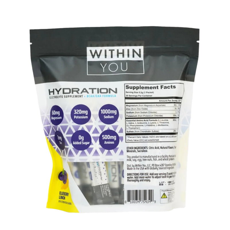 Load image into Gallery viewer, Within You - In Hydration - Electrolytes + EAAs (Expired)