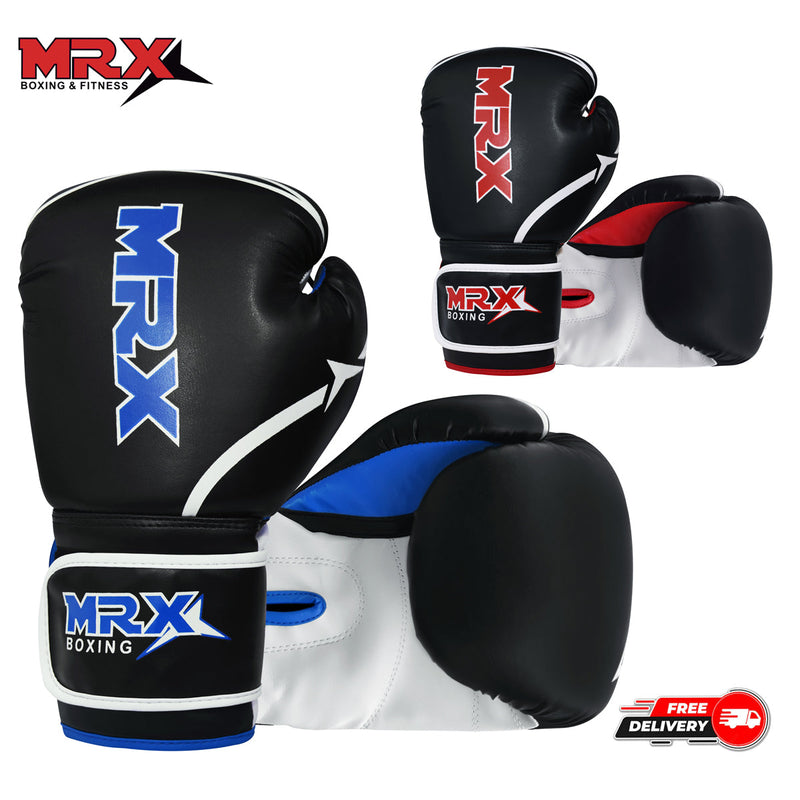 Load image into Gallery viewer, MRX - Boxing Gloves Fighting Sparring Training Adult Junior Black Red Blue