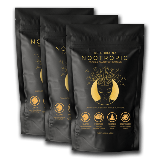Keto Brainz Nootropics - Keto Brainz 3-Pack