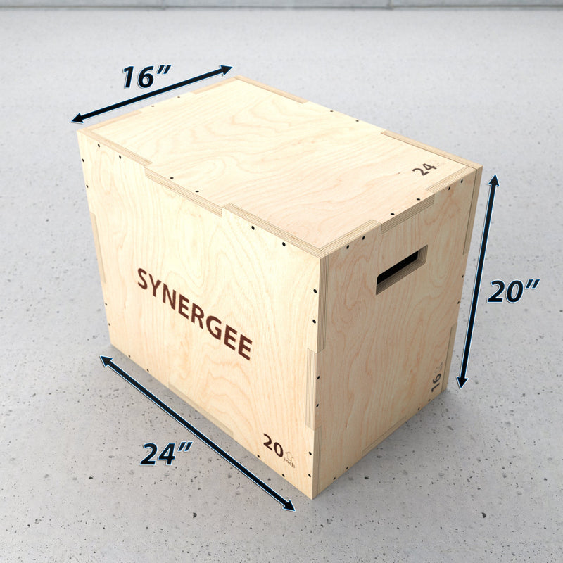 Load image into Gallery viewer, Synergee - 3-in-1 Wood Plyo Boxes