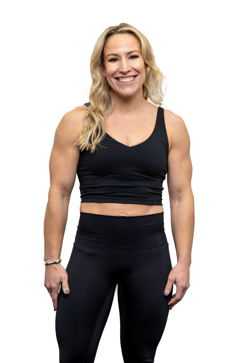 Load image into Gallery viewer, Peachy Athletic - Willa Sports Bra Top - Black