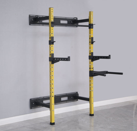 Hulkfit - Pro Series Wall Mounted Power Rack - 1000lb Capacity