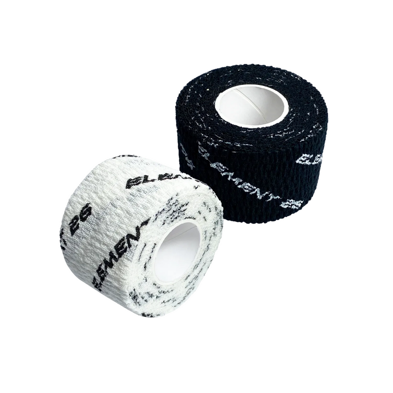 Load image into Gallery viewer, Two rolls of black and white tape with 'Element' branding on a light gray background