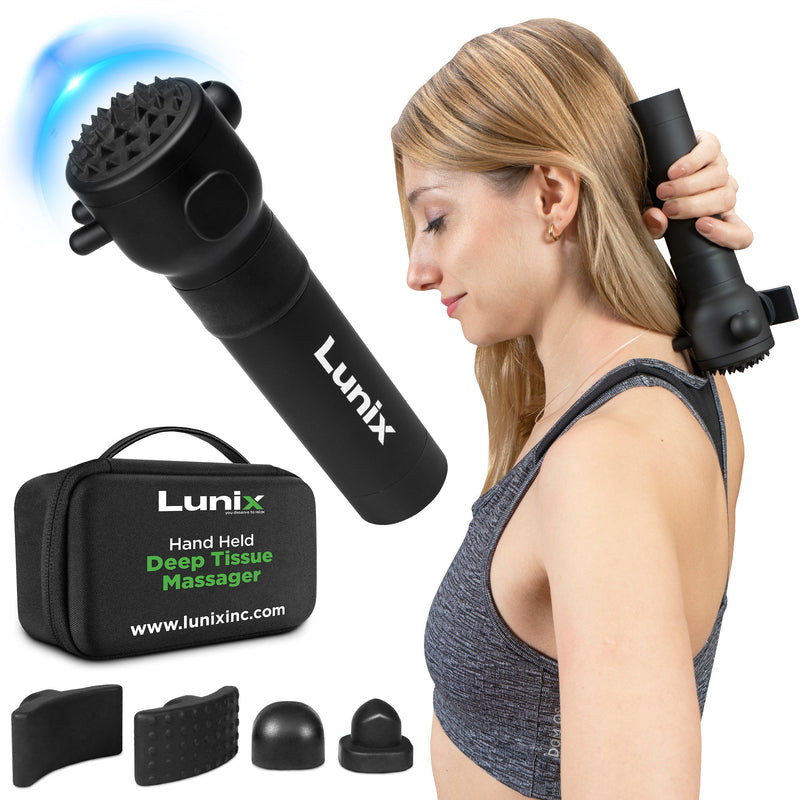 Load image into Gallery viewer, Lunix - LX28 Deep Tissue Massage Gun Massager, Charcoal Black