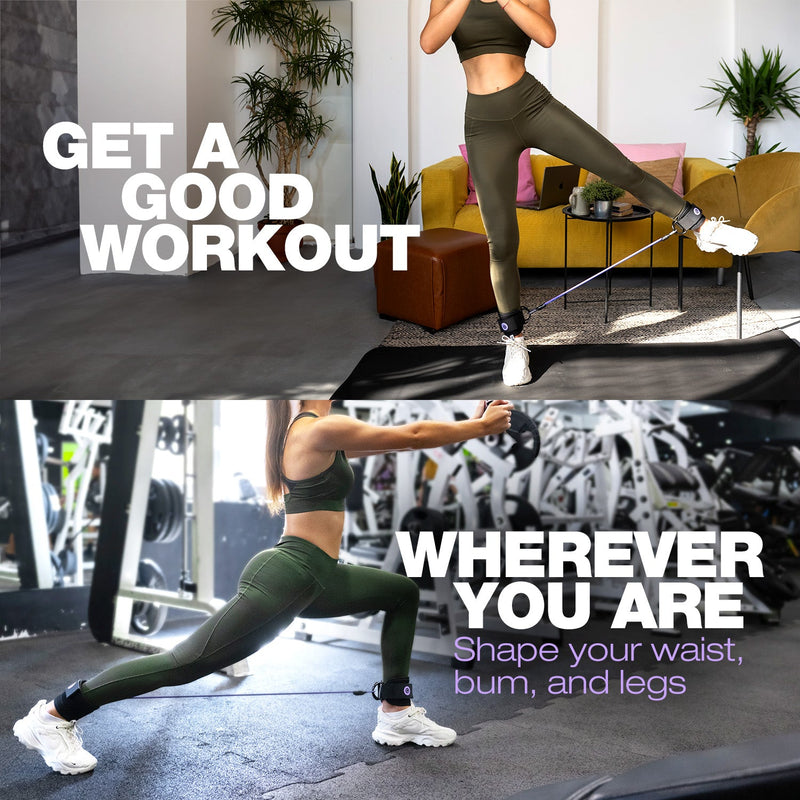 Load image into Gallery viewer, ActiveGear - Ankle Resistance Bands with Cuffs