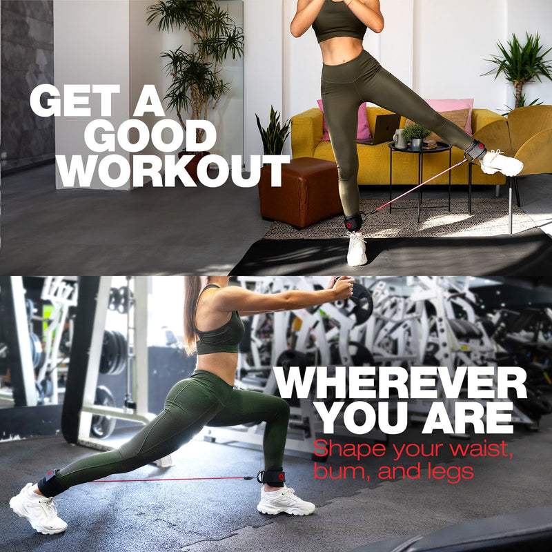 Load image into Gallery viewer, ActiveGear - Ankle Resistance Bands with Cuffs