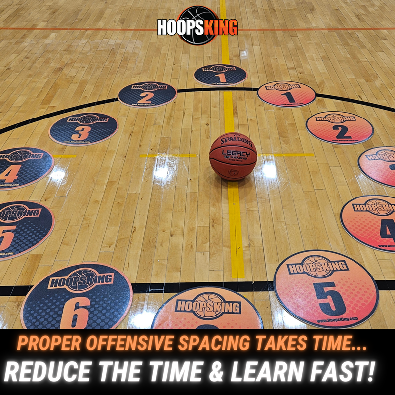 Load image into Gallery viewer, HoopsKing - Offensive Spacing Training Spot Markers | 16"