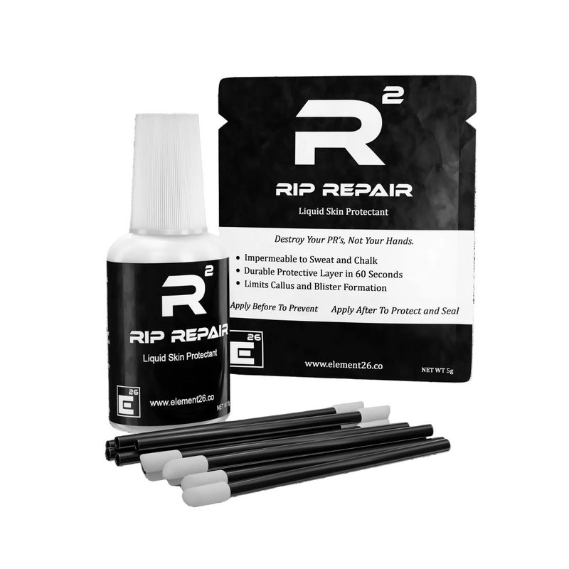 Load image into Gallery viewer, Rip Repair liquid skin protectant packaging with applicators on a light gray background
