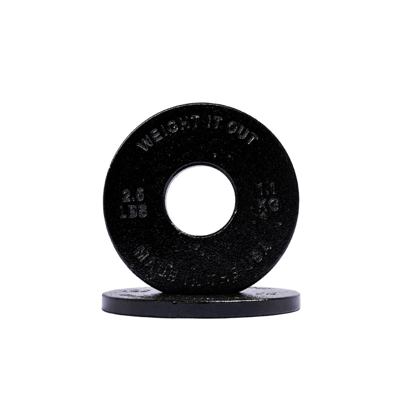 Load image into Gallery viewer, Weight It Out - Standard 1-inch Center Hole Cast Iron Weight Plate Pairs