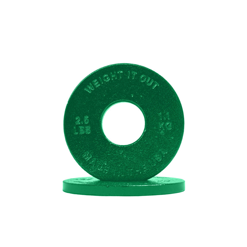 Load image into Gallery viewer, Weight It Out - Standard 1-inch Center Hole Cast Iron Weight Plate Pairs