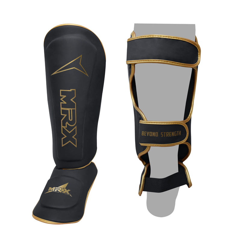 Load image into Gallery viewer, MRX - BOXING & FITNESS Shin Guards Pads for Boxing MMA Muay Thai Kickboxing Training Workout Extra Padding Protective Gear Men Women