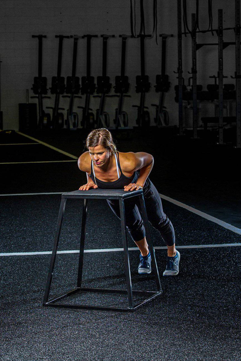 Load image into Gallery viewer, Rage Fitness - Steel Plyo Boxes – Heavy-Duty Plyometric Jump Platforms with Anti-Slip Rubber Top – Available in 12", 18", and 24" Heights – Stackable, Stable, Built for Strength and Conditioning