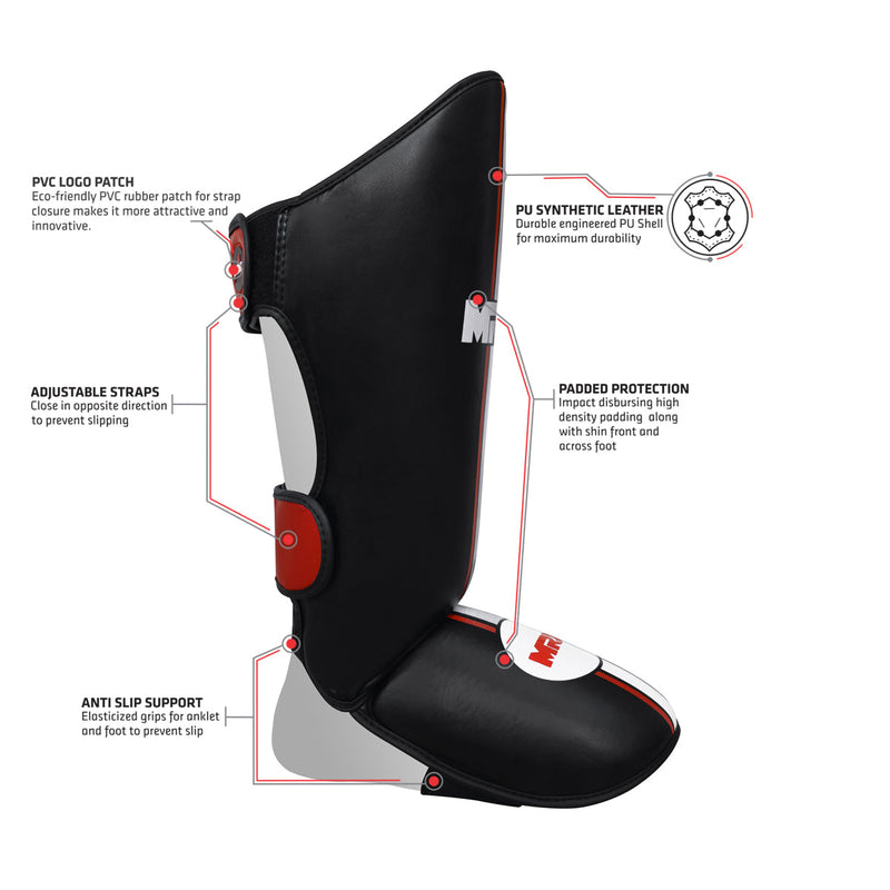 Load image into Gallery viewer, MRX - Kickboxing Shin Guards MMA Boxing Training - Protective Gear Men Women
