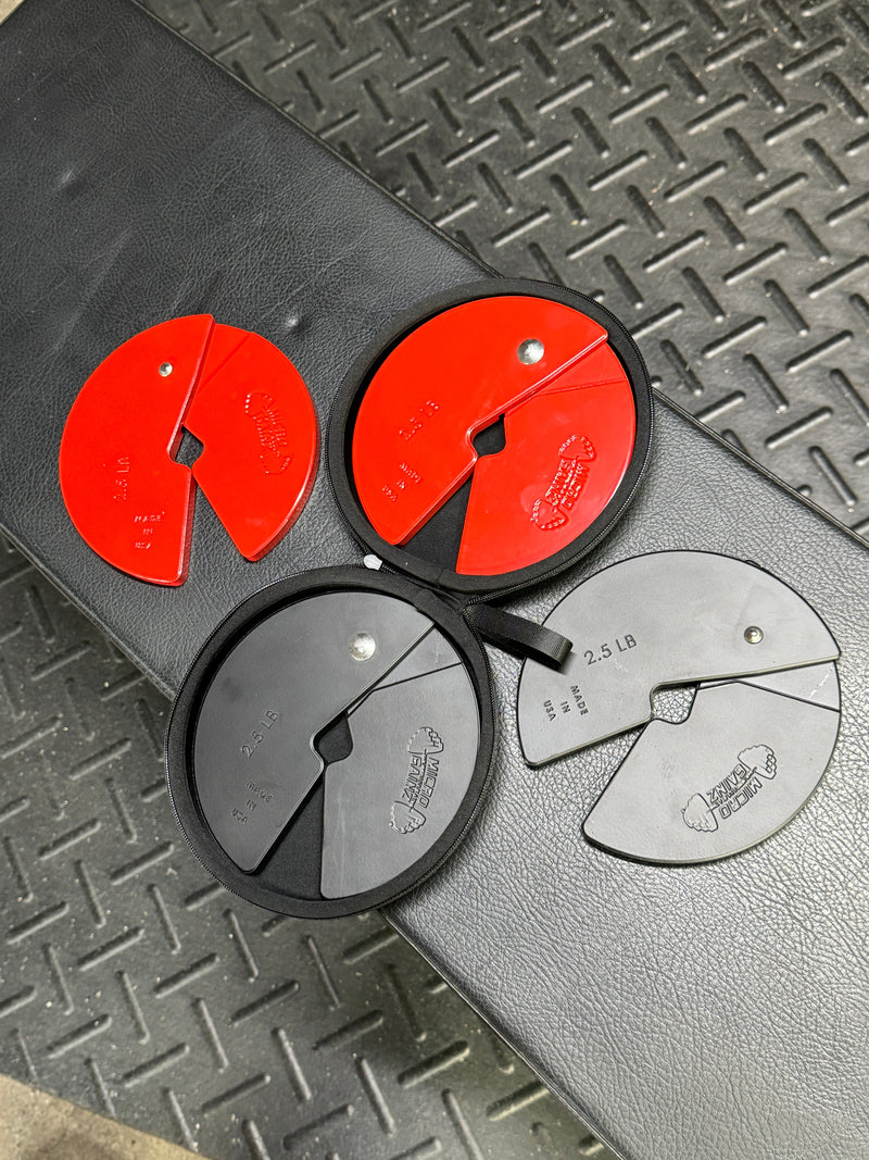 Load image into Gallery viewer, Micro Gainz - Hard Shell Case for 2.5LB Dumbbell Plates
