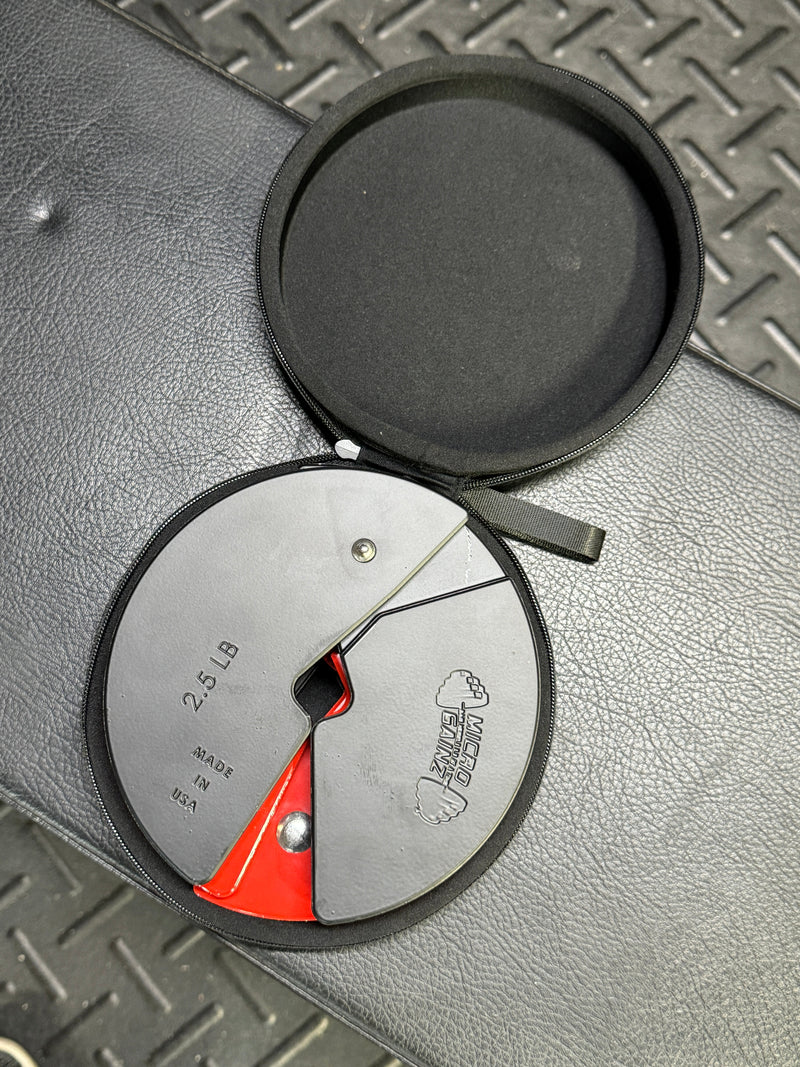 Load image into Gallery viewer, Micro Gainz - Hard Shell Case for 2.5LB Dumbbell Plates