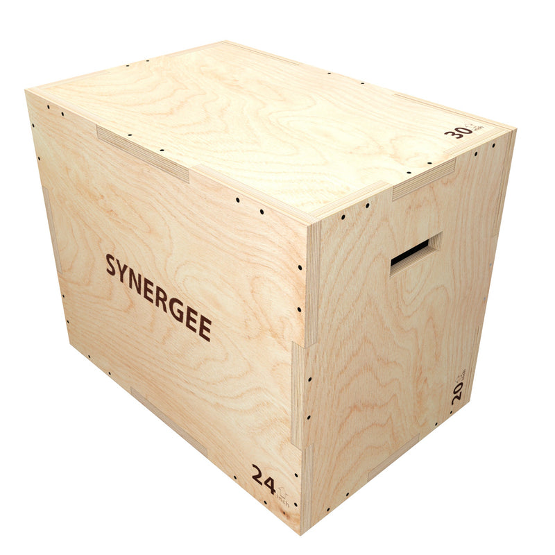 Load image into Gallery viewer, Synergee - 3-in-1 Wood Plyo Boxes