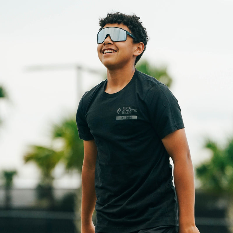 Load image into Gallery viewer, Elite Athletic Gear - FLARE - Midnight Mirror Polarized Sunglasses