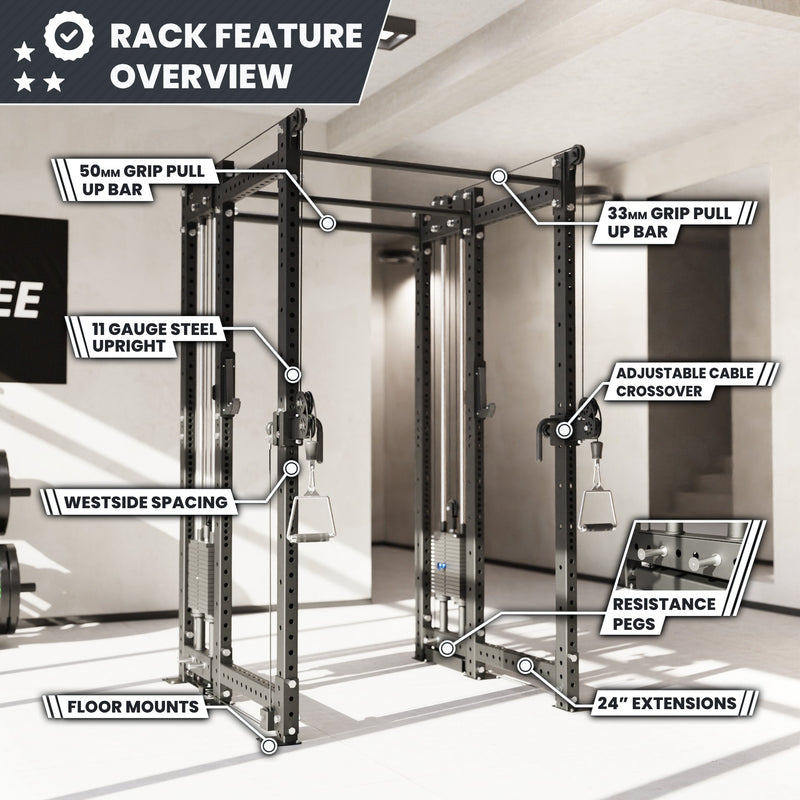 Load image into Gallery viewer, Synergee - 2300 Series Power Cage with Synchronized Loaded Cable Cross Overs