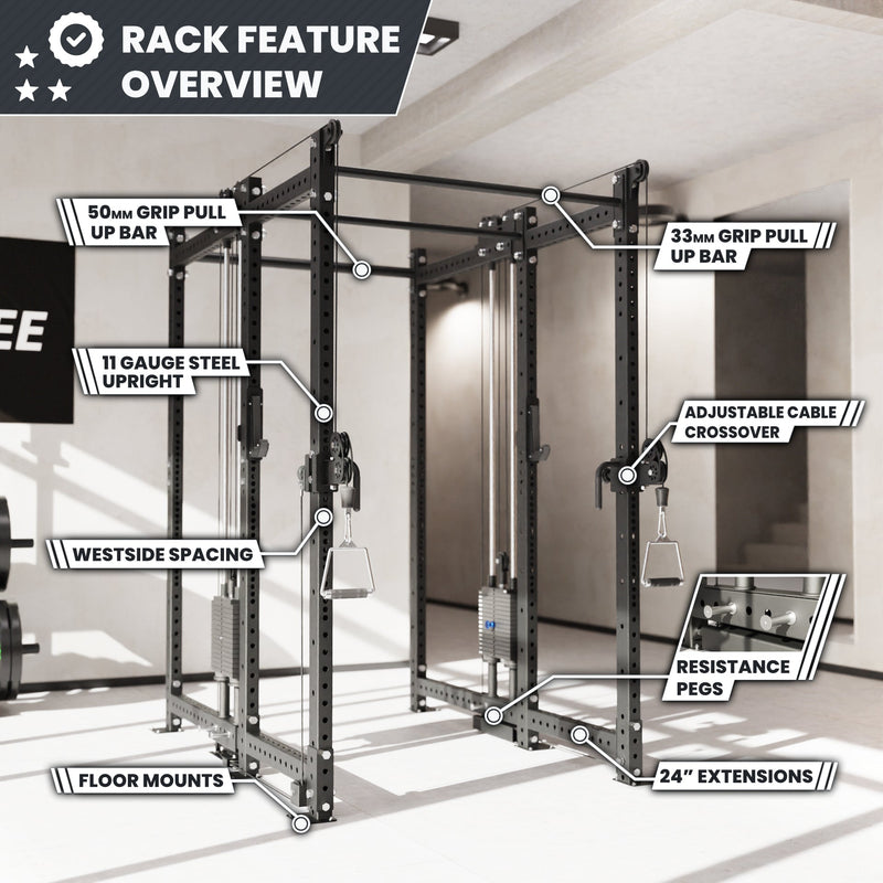 Load image into Gallery viewer, Synergee - 2300 Series Power Cage with Synchronized Loaded Cable Cross Overs
