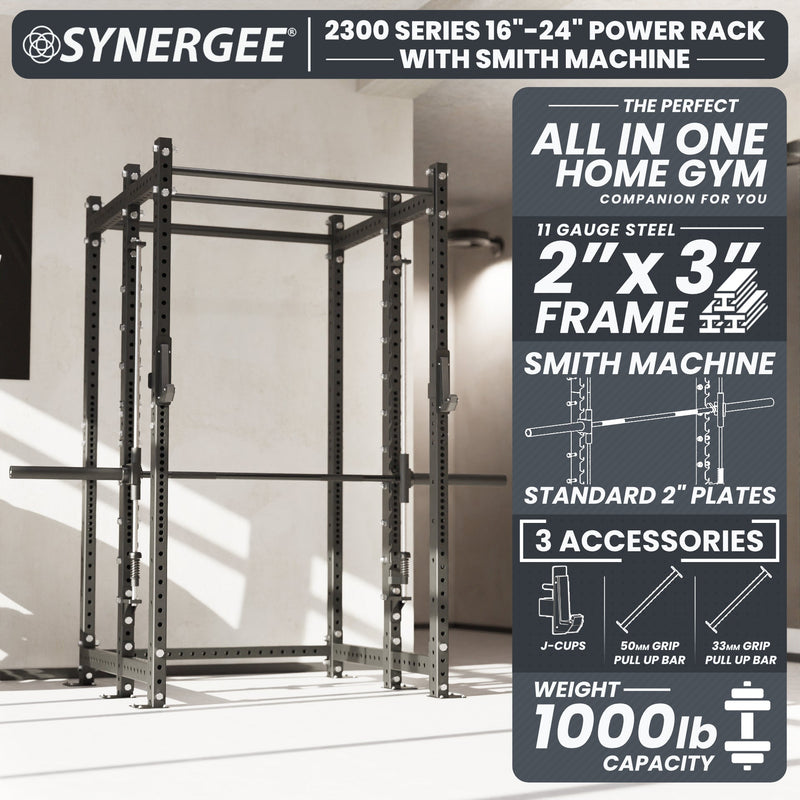 Load image into Gallery viewer, Synergee - 2300 Series Power Cage with Smith Machine