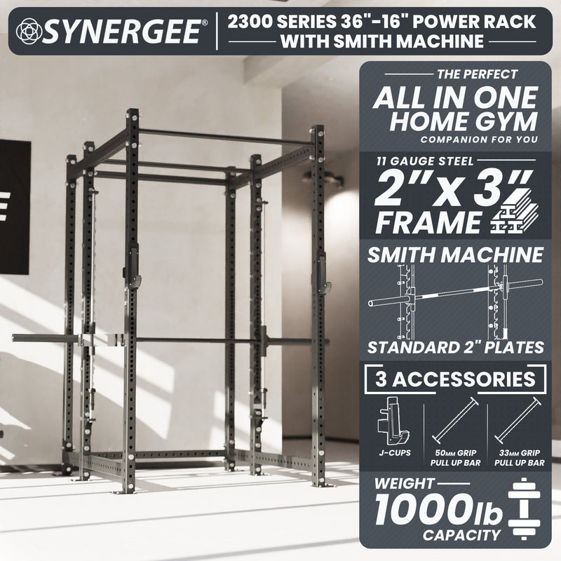 Load image into Gallery viewer, Synergee - 2300 Series Power Cage with Smith Machine