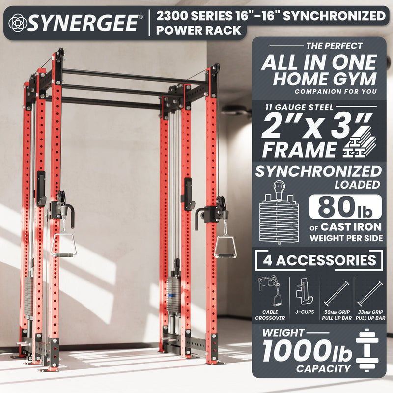 Load image into Gallery viewer, Synergee - 2300 Series Power Cage with Synchronized Loaded Cable Cross Overs