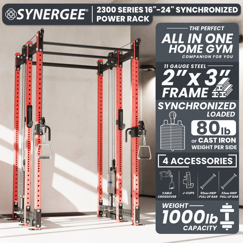 Load image into Gallery viewer, Synergee - 2300 Series Power Cage with Synchronized Loaded Cable Cross Overs