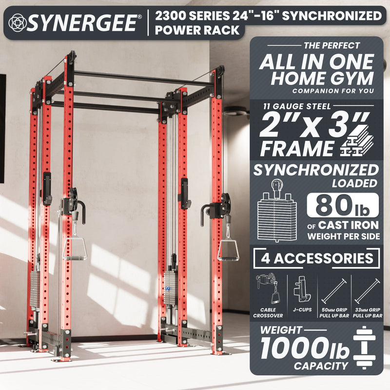 Load image into Gallery viewer, Synergee - 2300 Series Power Cage with Synchronized Loaded Cable Cross Overs