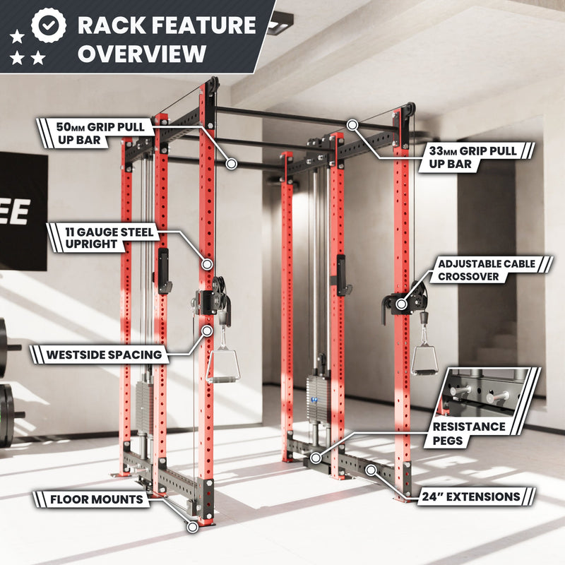 Load image into Gallery viewer, Synergee - 2300 Series Power Cage with Synchronized Loaded Cable Cross Overs